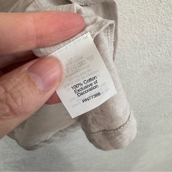 J. Crew Grey Marled Sequin Embellished Tank Top Size Large - Picture 4 of 7